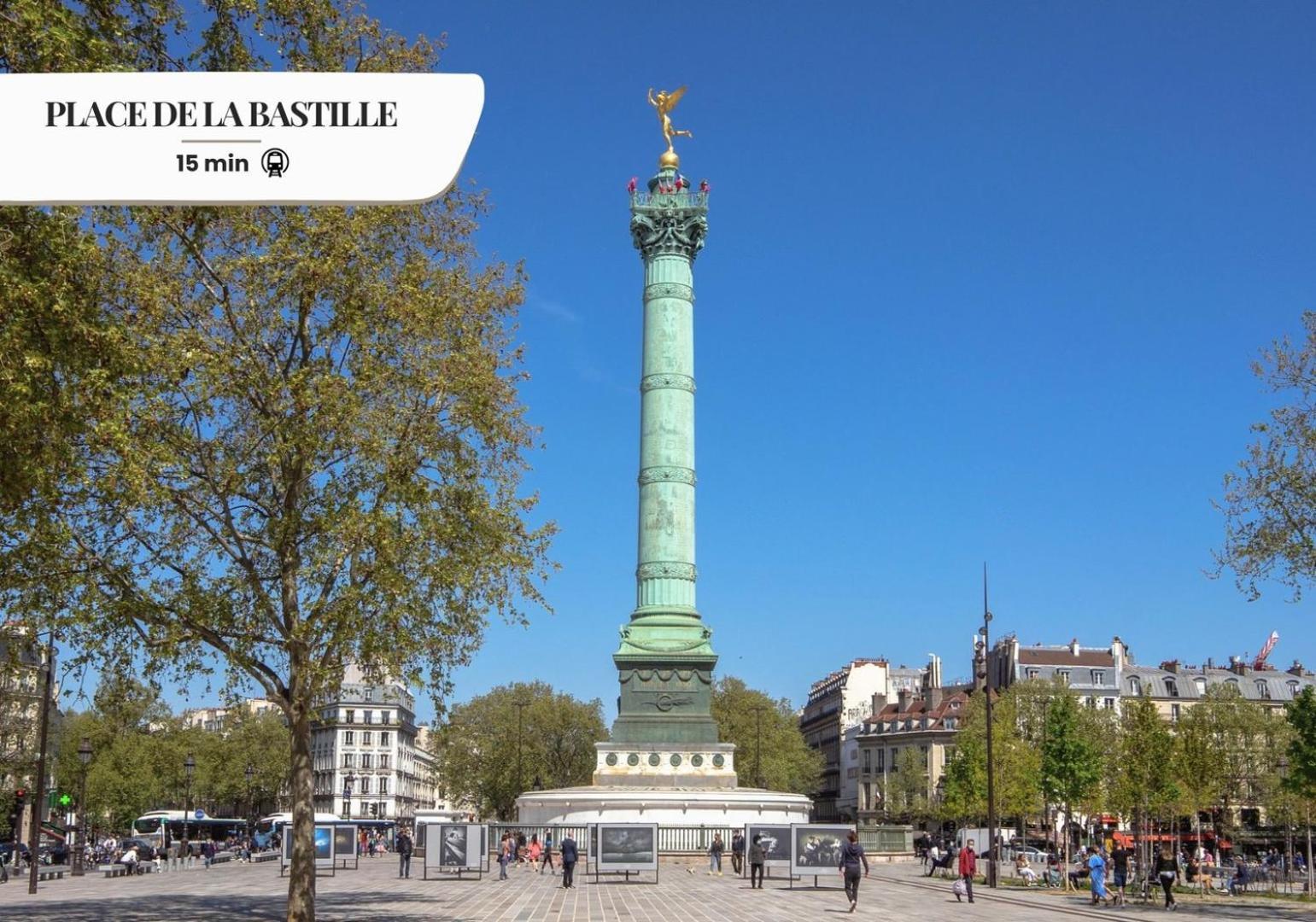 343 Suite Jad - Superbe Appartement A Paris Bagian luar foto